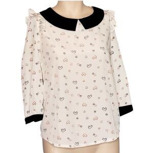 Dodo Girls heart Print Blouse